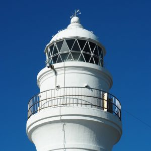 青空と潮岬灯台